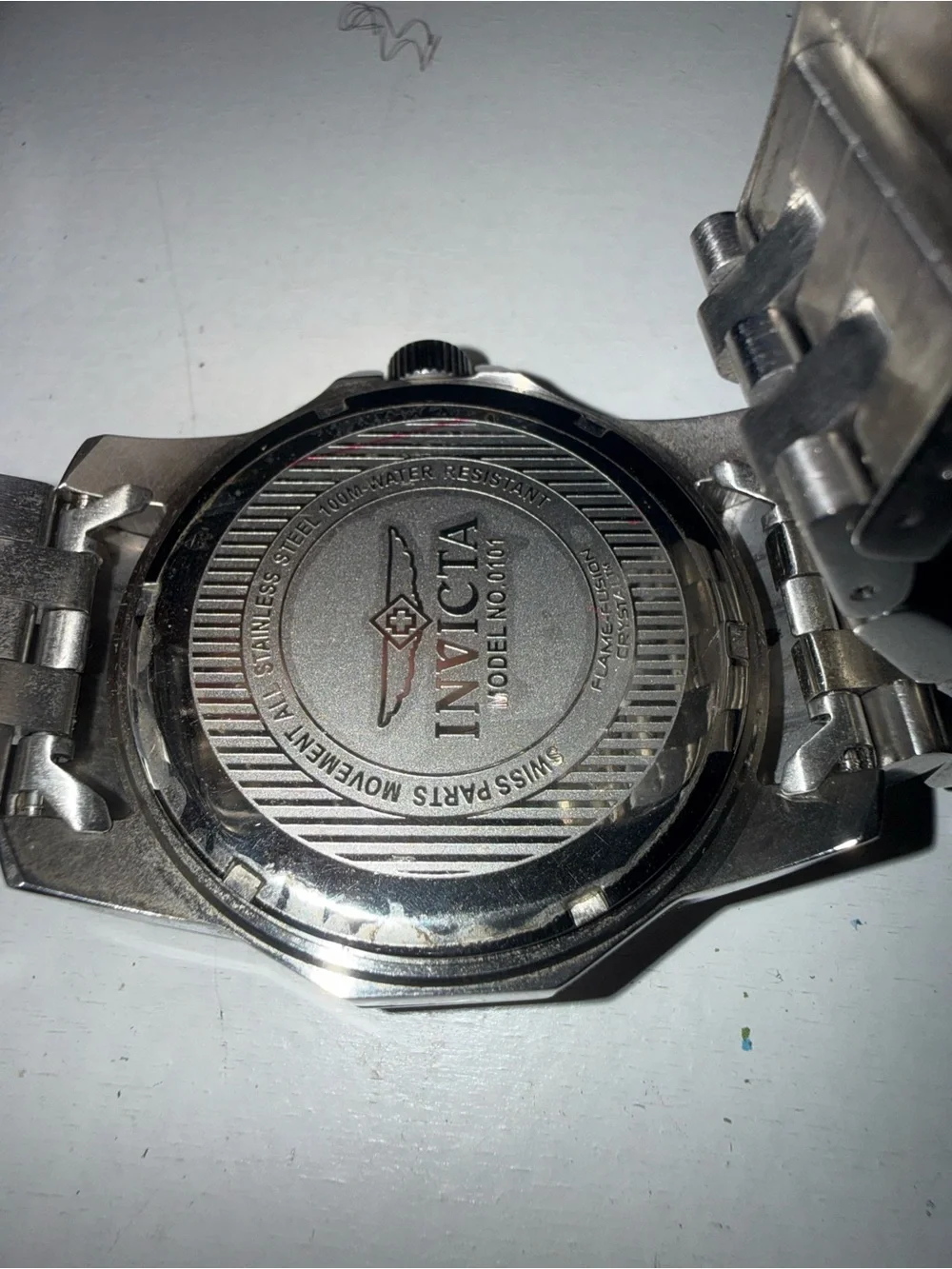 Invicta Silver-Tone Men's Bracelet Watch